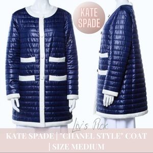KATE SPADE | "CHANEL STYLE" COAT | SIZE MEDIUM